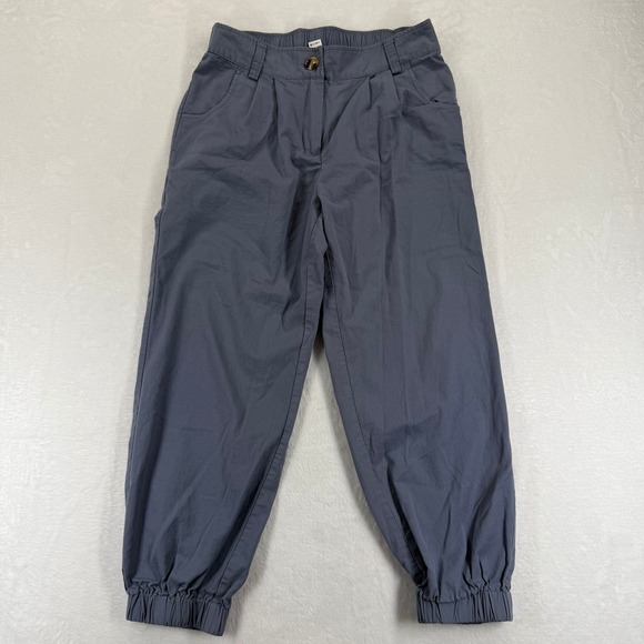 HALARA Pants - Halara Gray Elastic Waist Pleated Jogger Pants Women's Size M